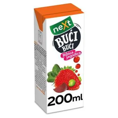 Next Sok Bući Bući Jagoda Fr&c 200 ml