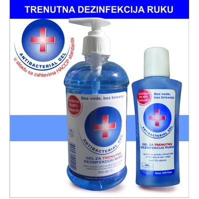 Antibacterial Gel Za Dezinfekciju Ruku 70 ml