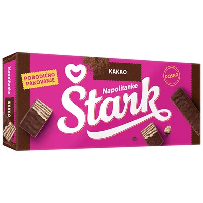 Štark Keks Napolitanka Prelivena 360 g