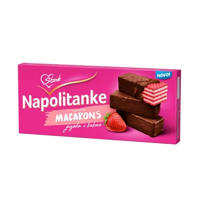 Štark Napolitanke Rum Prelivene Soko 135 g