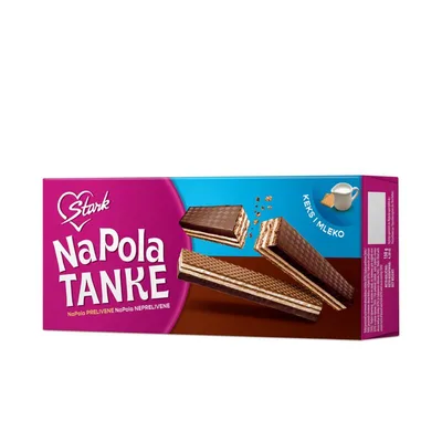 Štark Napolitanke Napola Tanke Keks I Mleko 130 g