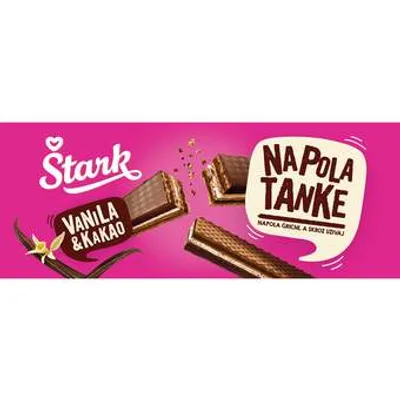 Štark Keks Napolitanka Na Pola Tanke Vanila I Kakao 130 g