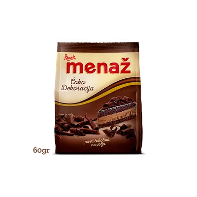 Štark Čokolada Menaž Dekoracija - Listići Štark 60 g