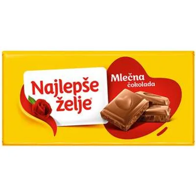 Štark Čokolada Najlepše Želje Mlečna. Soko Štark 90 g