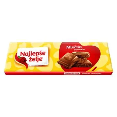 Štark Cokolada Najlepse Zelje Mlecna 250 g