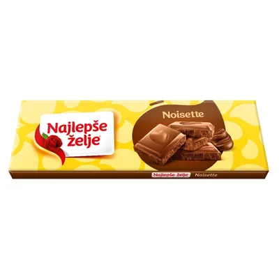 Čokolada Mlečna Noisettte Nž 250 g