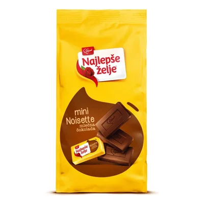 Čokolada Nž Noisette Mini 135 g