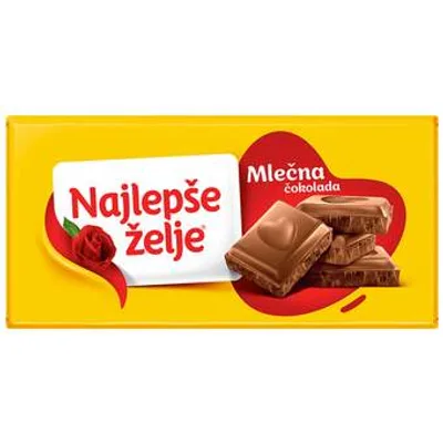 Štark Cokolada Najlepse Zelje Mlecna 200 g