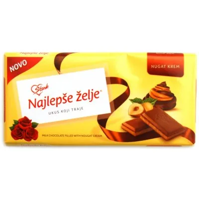 Čokolada Nž Nugat Krem&caramel 245 g