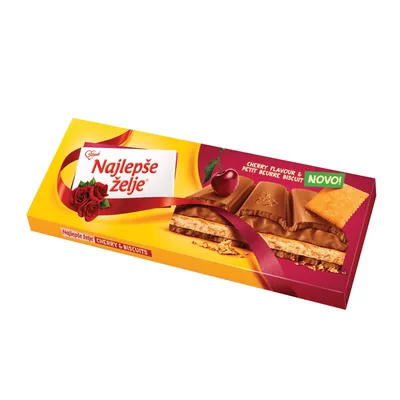 Cokolada Najlepse Zelje Visnja I Keks 270 g