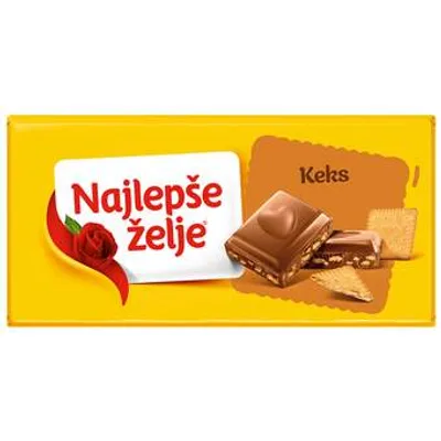Štark Čokolada Najlepše Želje Sa Drobljenim Keksom Štark 85 g