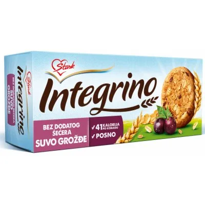 Keks Integrino Bez Secera Sa Suvim Grozdjem 105 g