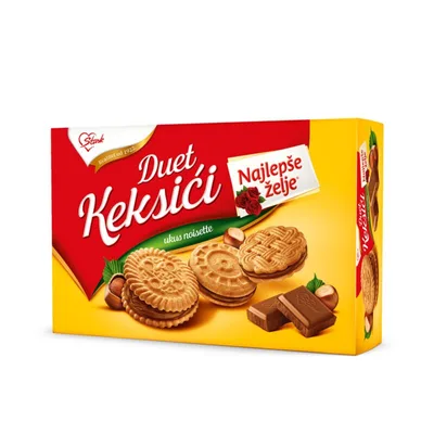 Štark Keksici Sendvic Cokolada I Lesnik 220 g