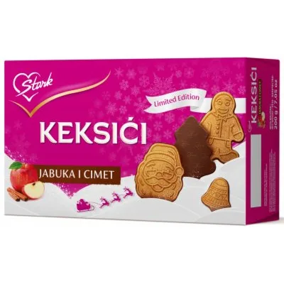 Štark Keksici Winter Jabuka-Cimet Soko 200 g