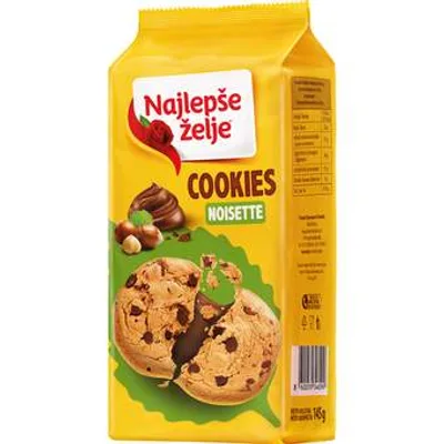 Štark Keks Najlepse Zelje Cookies Noisette 145 g