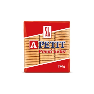 Keks Apetit Posni Mleveni 270 g