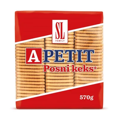 Keks Apetit Posni Sl 570 g