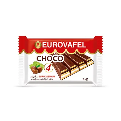 Napolitanka Eurovafel Choco 45 g