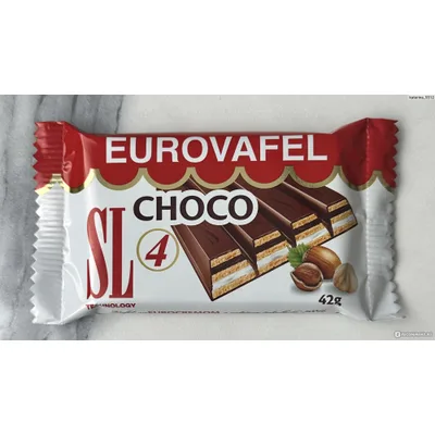 Vafl Eurovafel Choco 4 Sl 42 g