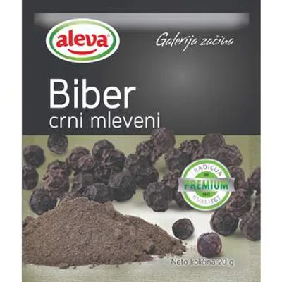 Biber Crni Mleveni Aleva 20 g