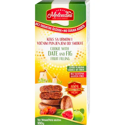 Keks Bezgluten Bez Secera Urma Smokva Velkom 180 g