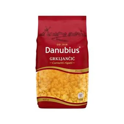 Makarone Danubius Grkljančići Većimanji 400 g