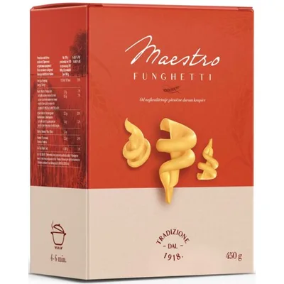 Testenina Maestro Funghetti 450 g