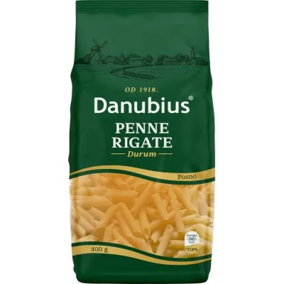 Testenina Makarone Chifferi Rigati Danubius 400 g