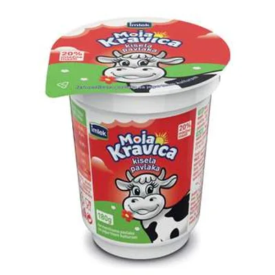 Moja Kravica Kisela Pavlaka 20%m.M 180 ml