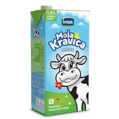 Moja Kravica Mleko Kravica Steril 1,5% 90890 Imlek 1 L