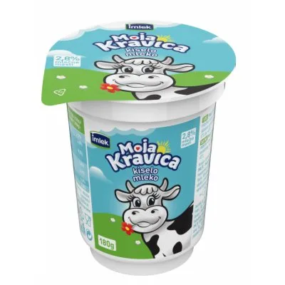 Moja Kravica Kiselo Mleko Casa 2.8% Imlek Ad 180 ml