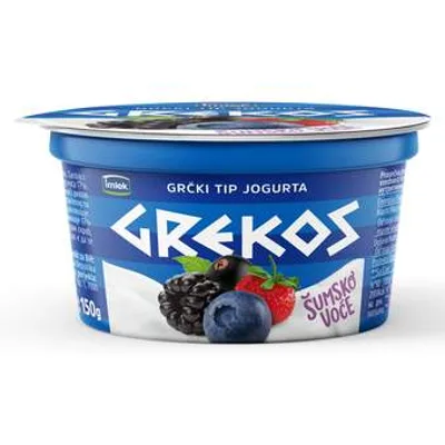 Imlek Jogurt Grekos Šumsko Voće Čaša Mlekara Subotica Bg91247 F60xf110x 150 g