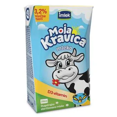 Moja Kravica Mleko Uht 3.2% Imlek Bez Cepa 250 ml