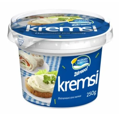 Zdravo Sirni Namaz Kremsi Imlek Ad 250 g