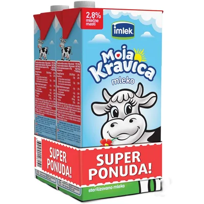 Moja Kravica Mleko 2.8% Duo Imlek 2 L