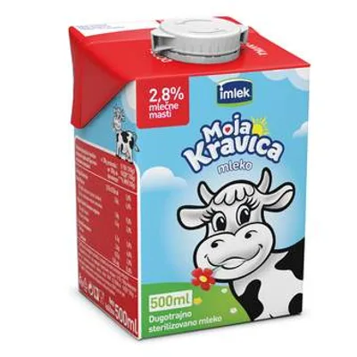 Moja Kravica Mleko Uht 2,8%mm Tb Kravica 500 ml