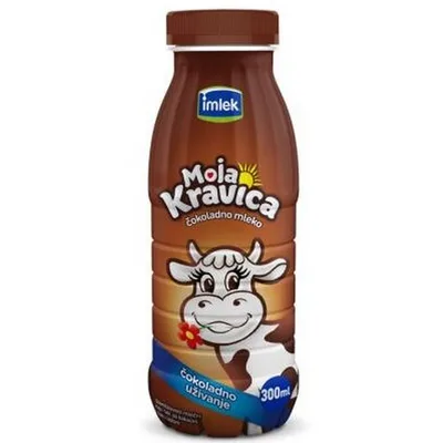 Moja Kravica Mleko Čoko Bela Čokolada Pet 300 ml