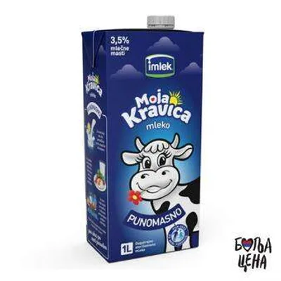 Moja Kravica Punomasno Trajno Mleko 3.5%mm Edge 1 L