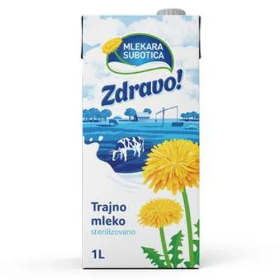 Zdravo Mleko Uht 2% Tb 1 L