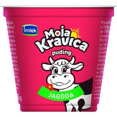 Moja Kravica Puding Mk Jagoda Imlek 125 g