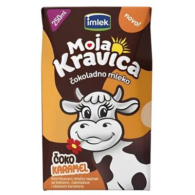 Imlek Mleko Cokoladno Kravica Coko-Karamel Tb 250 ml