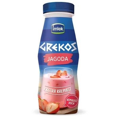 Imlek Jogurt Grekos Ekstra Kremast Jagoda Pet 250 g