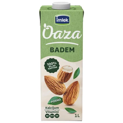 Imlek Napitak Oaza Od Badema Čaša 1 L