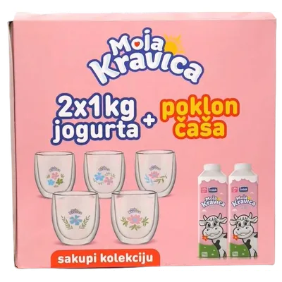 Moja Kravica Jogurt 2.8% Kravica Tt Poklon Casa 2 L