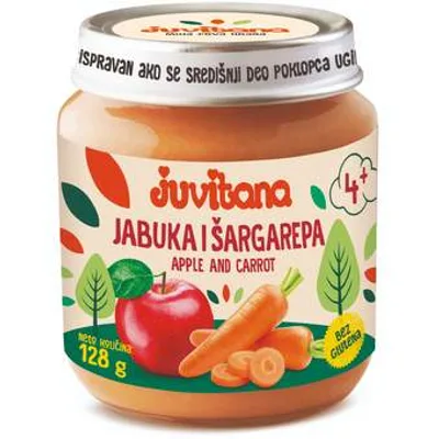 Kasica Juvitana Jabuka I Sargarepa 128 g