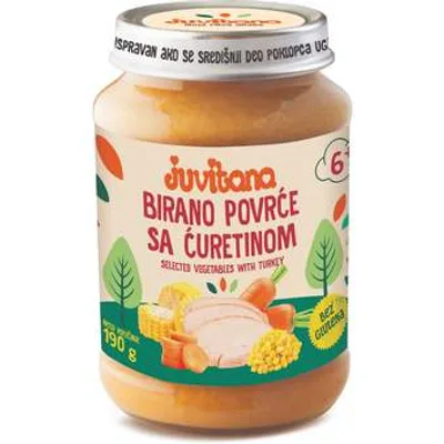 Kasica Juvitana Povrce Sa Curetinom 190 g