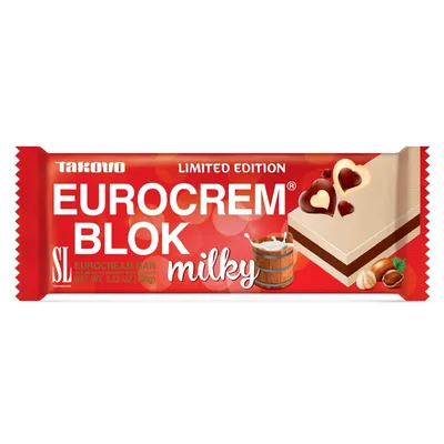 Vafl Eurokrem Blok Milky Sl 100 g