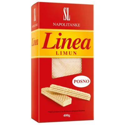Napolitanka Limun Linea 400 g