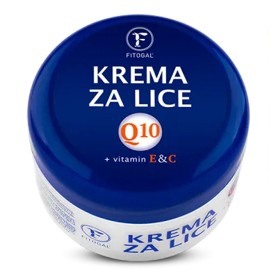 Krema Za Lice Sa Koenzimom Q10 I Vitaminima E I C 100 ml