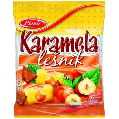 Bombone Karamel Lesnik Limenka Pionir 450 g